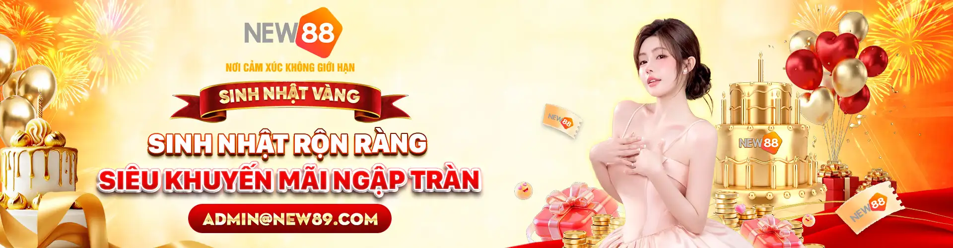 rộn ràng sự kiện sinh nhật cùng New88